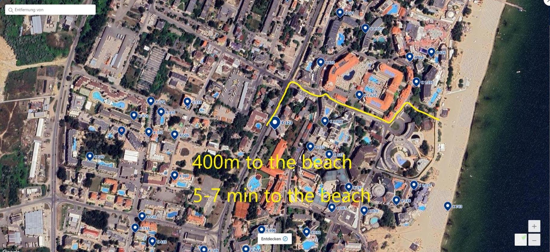 Apartment Ashton Hall - Sonnenstrand - Ost Pantai Sunny Bagian luar foto